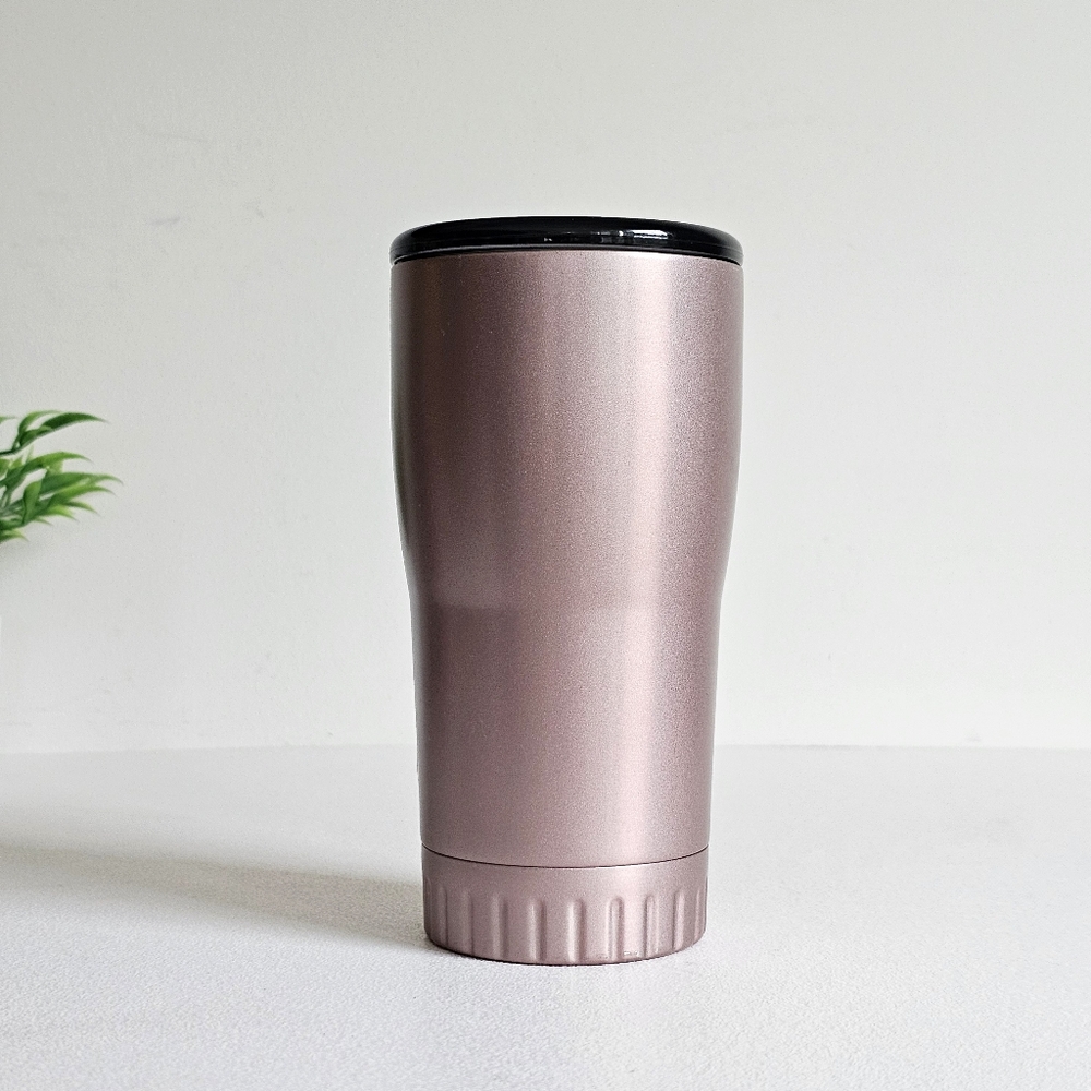 Silver Buffalo Double Walled Vacuum Insulated Stainless Steel Mauve Tumbler 20OZ - Picture 4 of 14